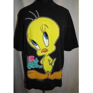 Vintage Tweety Bird Tee, Made In USA, Sun Sportswear, Plus Size 24W